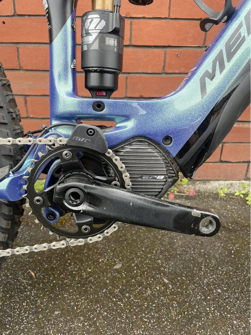 2nd Hand  Merida eOne-Sixty 10k Electric Mountain Bike Large 2021 Sparkling Blue-3